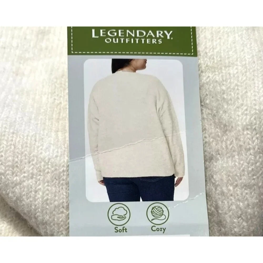 Legendary Outfitters Women's LG Long Sleeve Shirt Crewneck Sweater Pullover Top